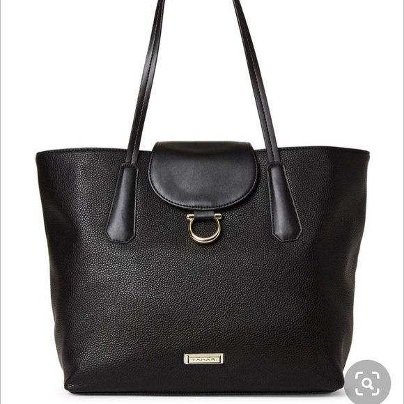 New Tahari black academy tote - Picture 6 of 8